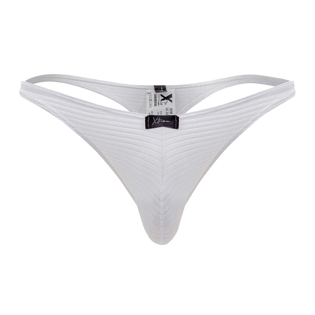 Xtremen 91198 Jacquard Thongs White