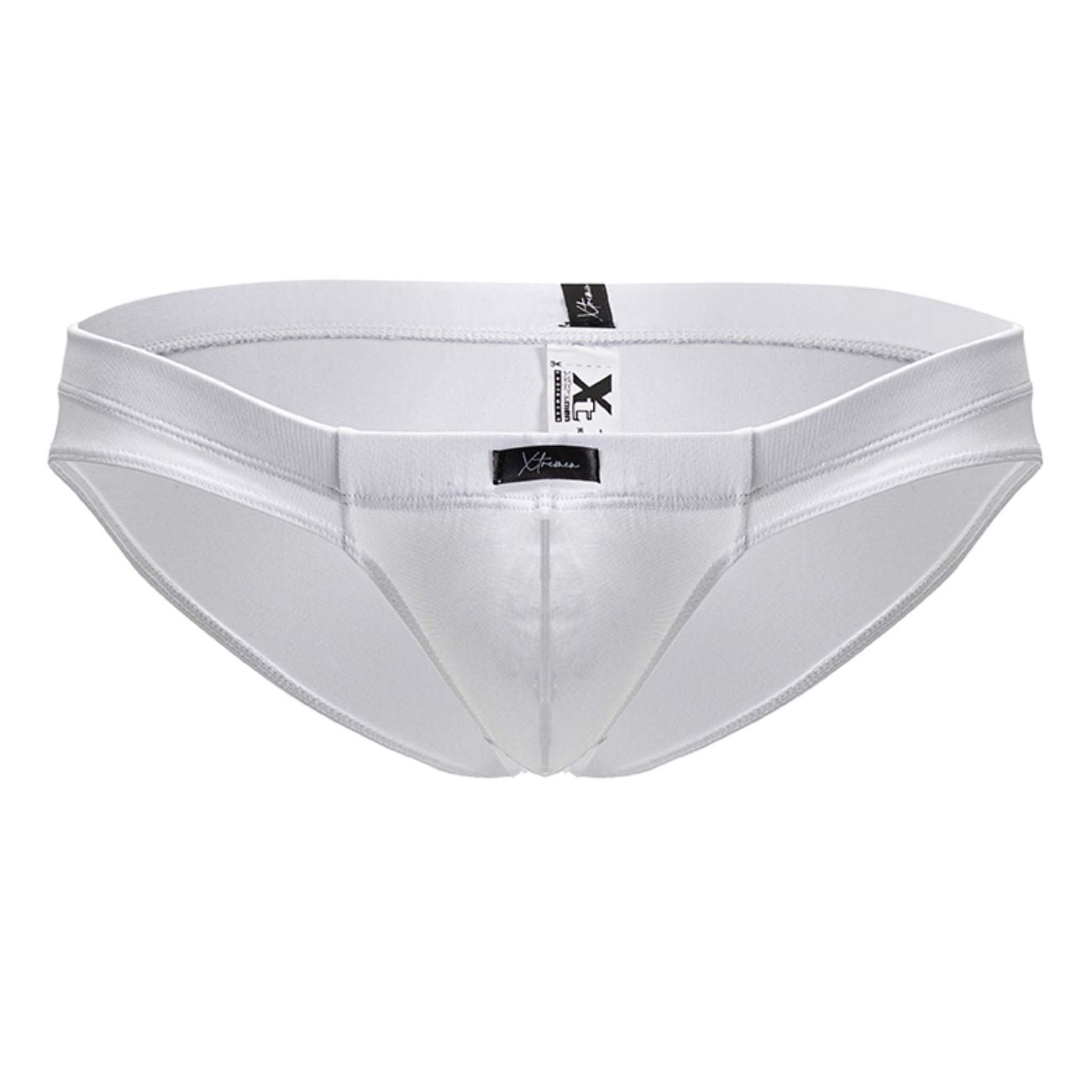 Xtremen 91207B Microfiber Mens Silky Briefs White