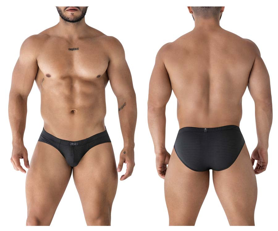 Xtremen 91210B Mens Soft Microfiber Briefs Black