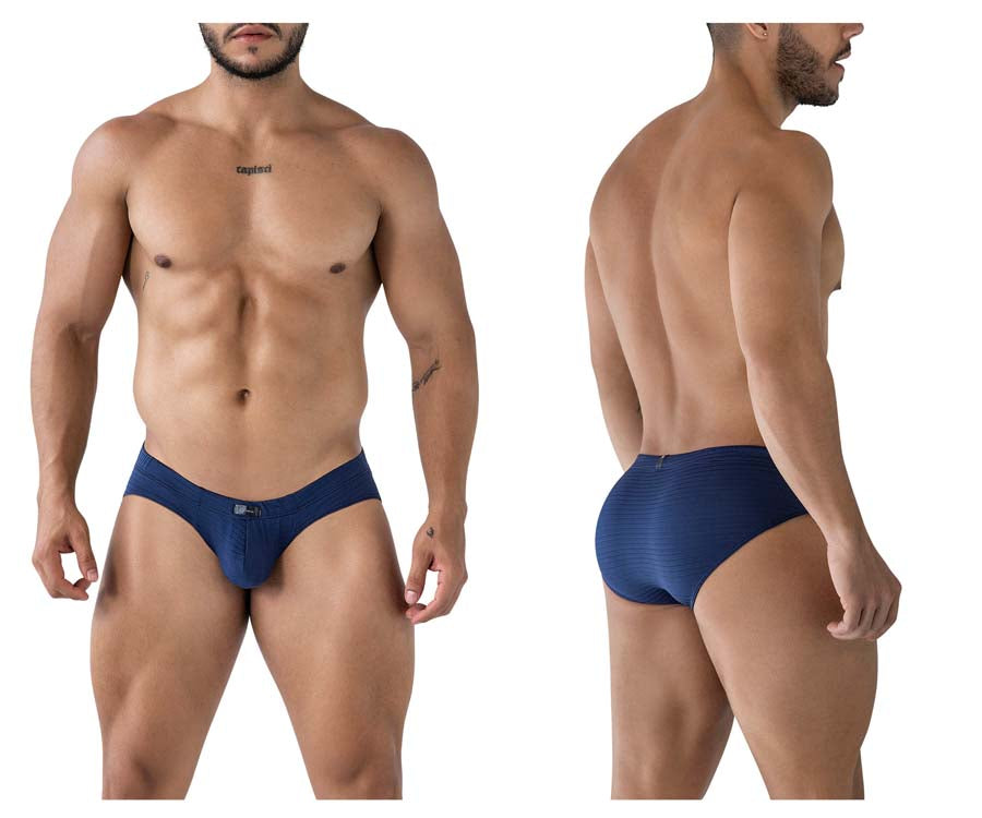 Xtremen 91210B Mens Soft Microfiber Briefs Navy
