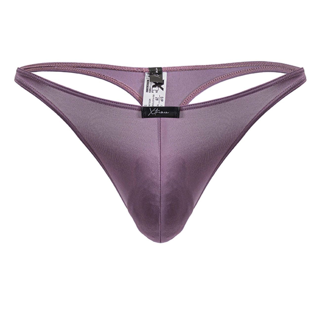 Xtremen 91238 Mens Ultra Comfortable Microfiber Thongs Blackberry