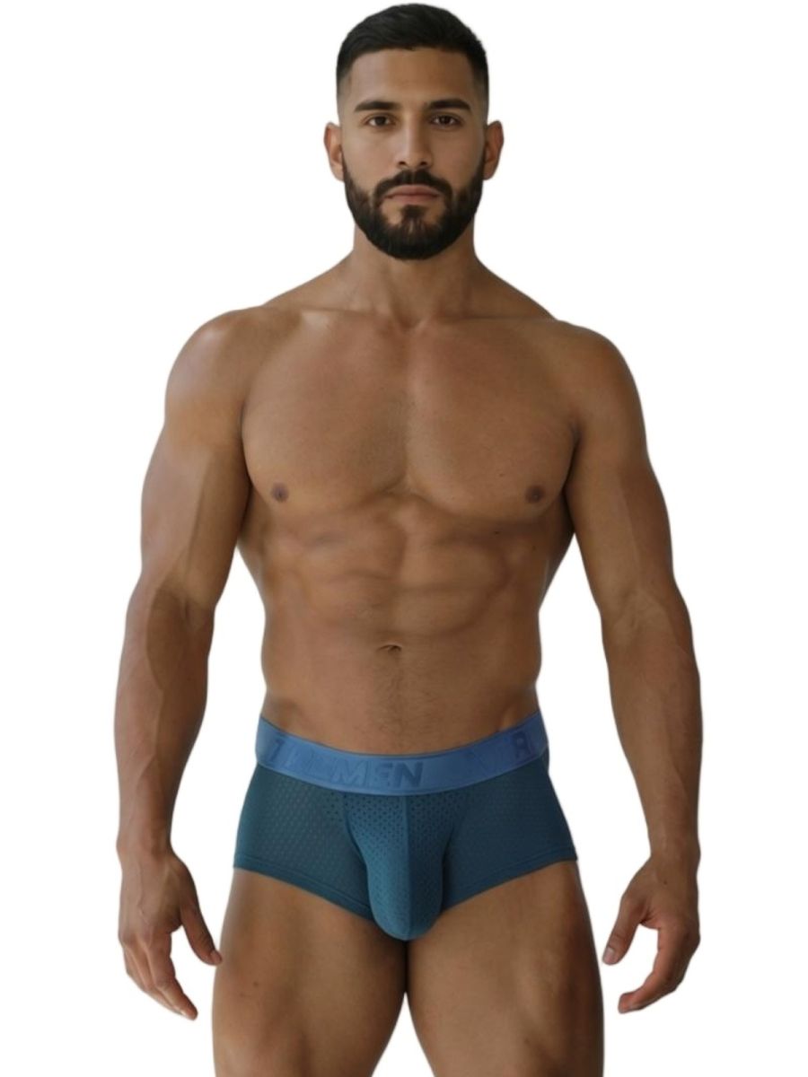 Xtremen 91252 XTREMEN Mens Signature Breathable Modern Trunks Petrol