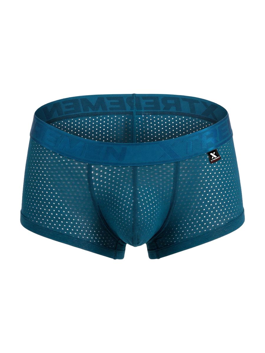 Xtremen 91252 XTREMEN Mens Signature Breathable Modern Trunks Petrol