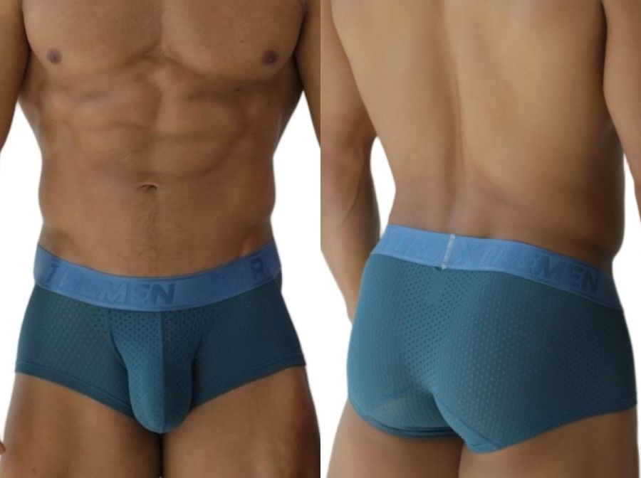 Xtremen 91252 XTREMEN Mens Signature Breathable Modern Trunks Petrol