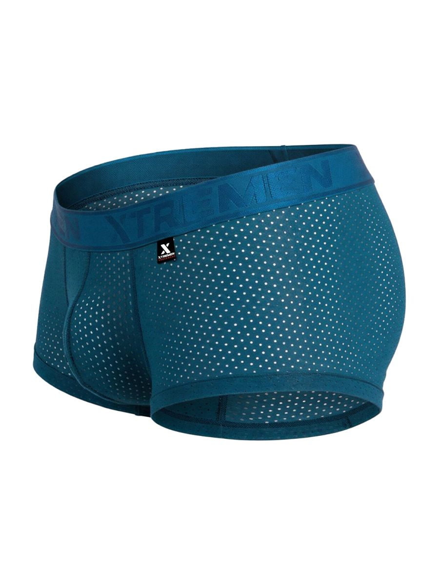 Xtremen 91252 XTREMEN Mens Signature Breathable Modern Trunks Petrol