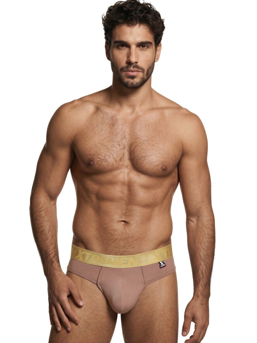 Xtremen 91253 Mens Daily Comfort Microfiber Thongs Khaki