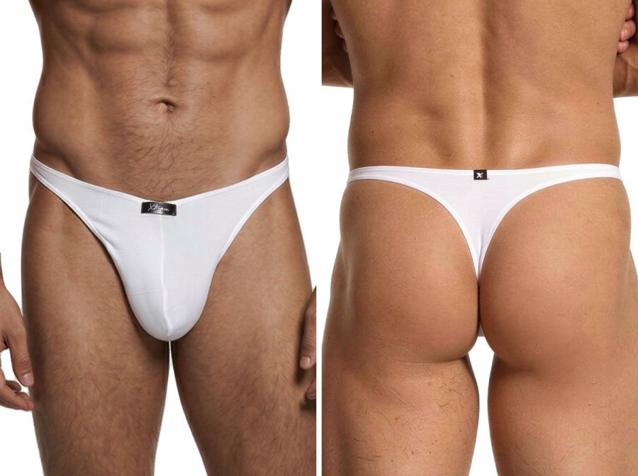 Xtremen 91254 Mens Soft & Comfortable Microfiber Thongs White