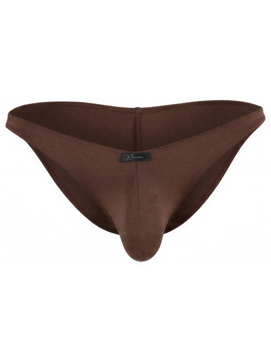 Xtremen 91255 Male Soft and Comfortable Microfiber Bikini Brief Chocolate