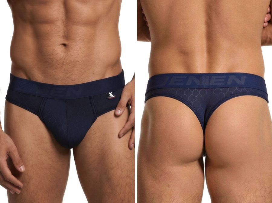 Xtremen 91257 Mens Soft & Comforatable Microfiber Thongs Dark Blue
