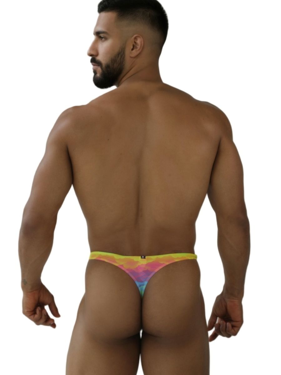 Xtremen 91284 Ultimate Rainbow Expression Men's Thong Cloud