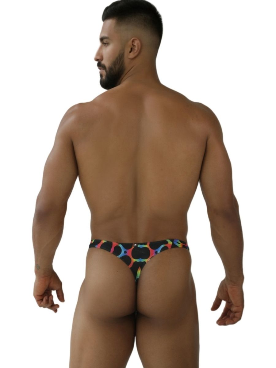 Xtremen 91284 Ultimate Rainbow Expression Men's Thong Mushroom