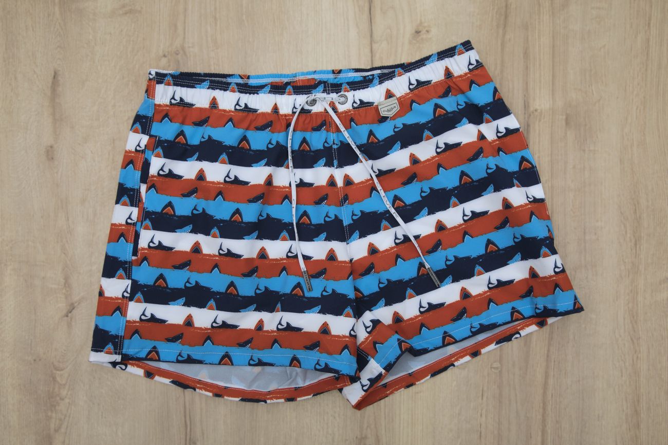 Clever 0698 Macrino Swim Trunks Red Multi