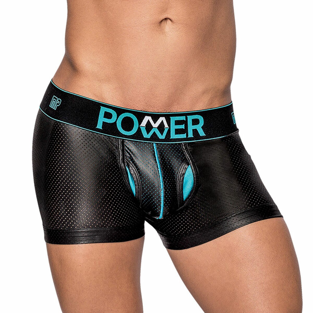 Male Power Lazer Mini Shorts