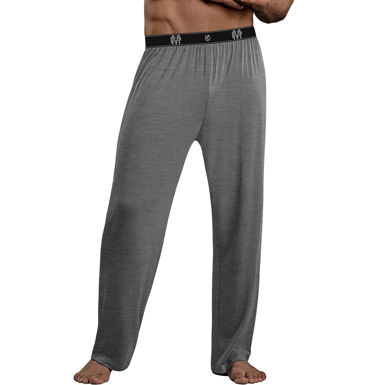 SALE - Mens Bamboo Long PJ Pants Grey