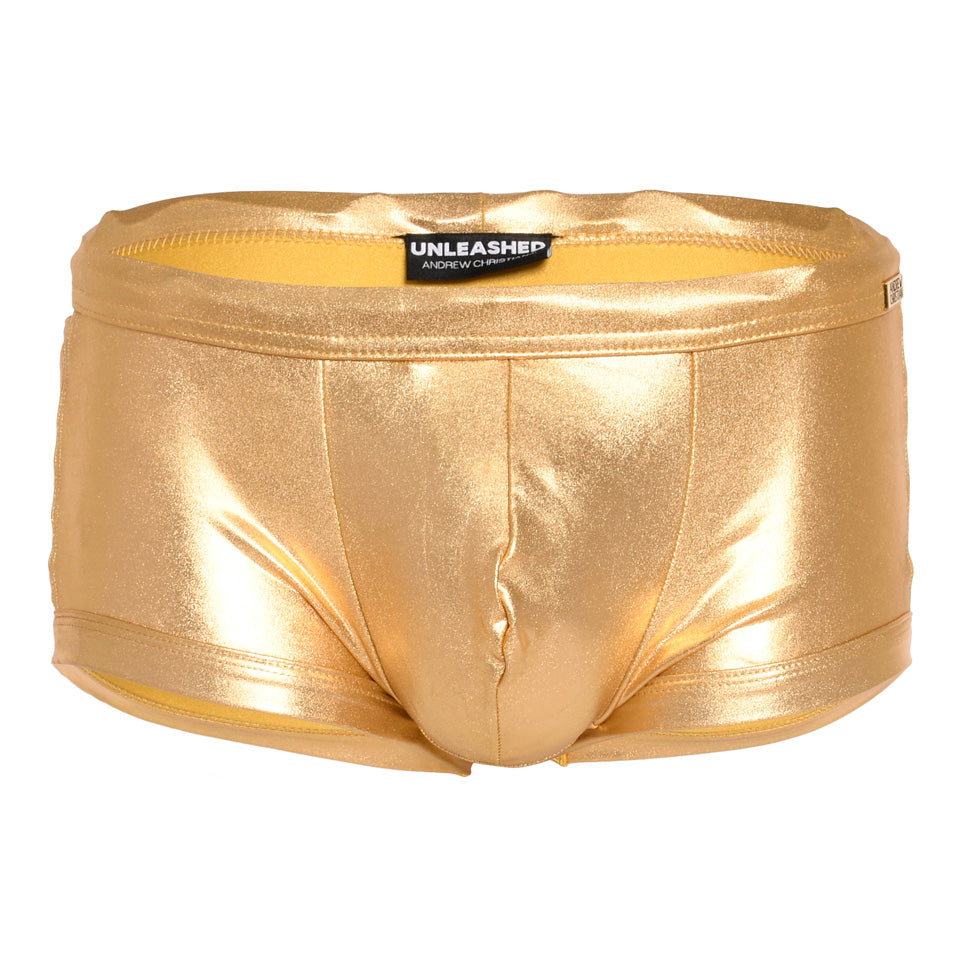 JCSTK - Andrew Christian AC-7995 Unleashed Golden Trunk Boxer Brief Mens Underwear