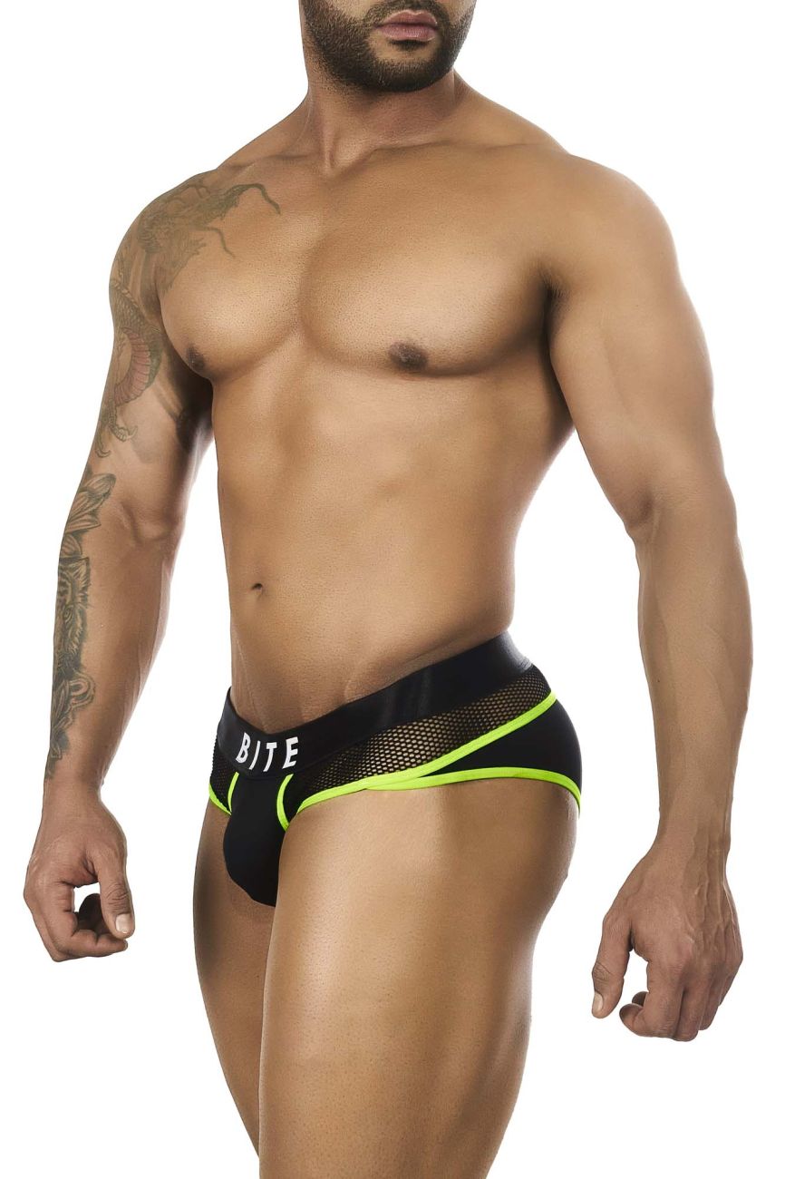 BiteWear BW2023106 Intense Melon Briefs Black Green
