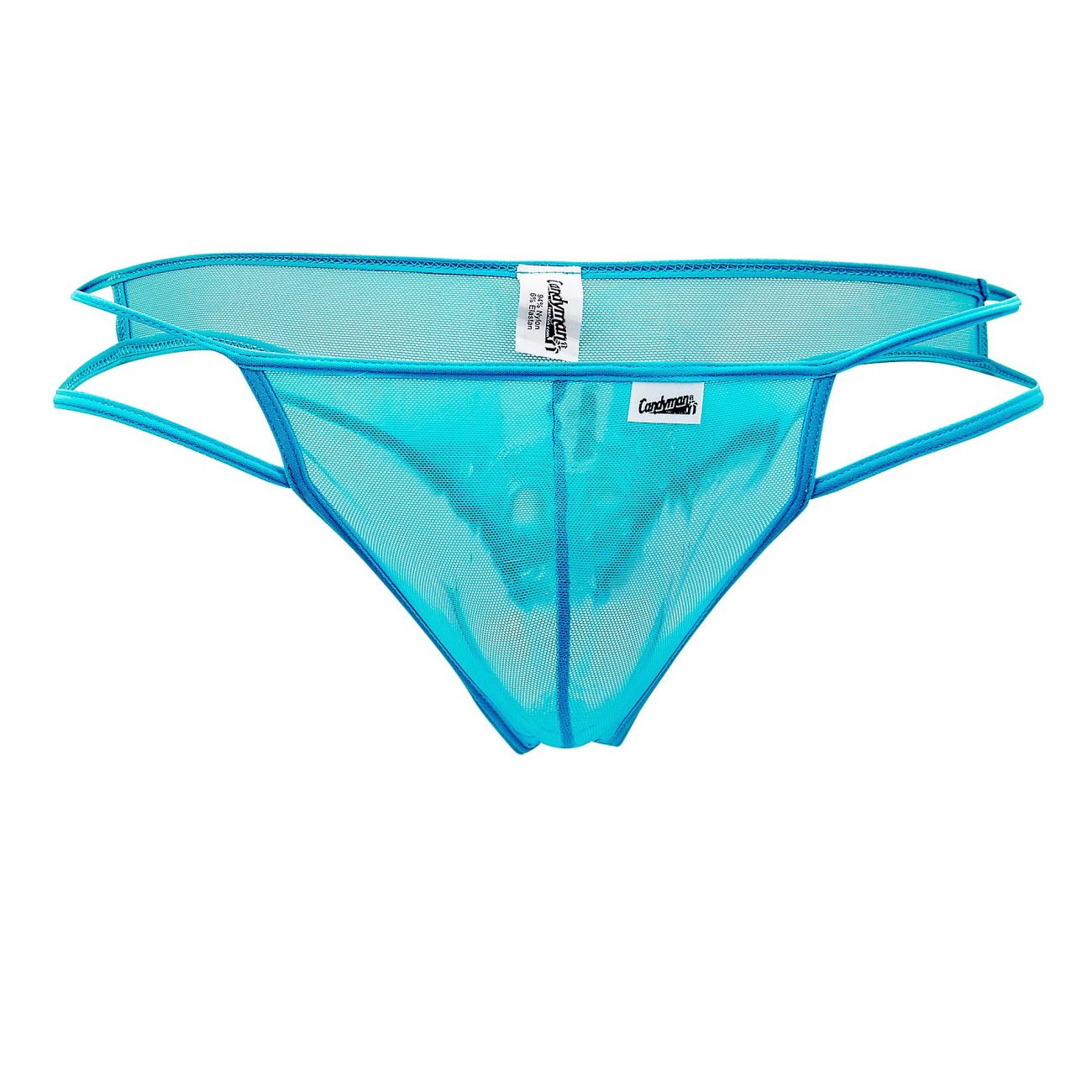 SALE - CandyMan 99435 Mesh Thongs Turquoise