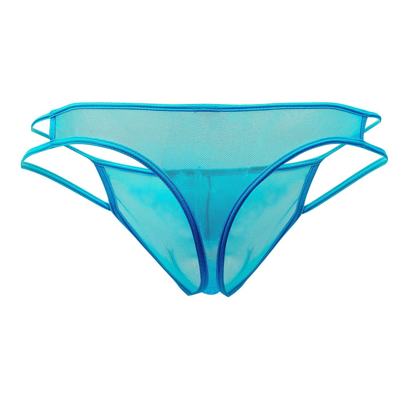 SALE - CandyMan 99435 Mesh Thongs Turquoise