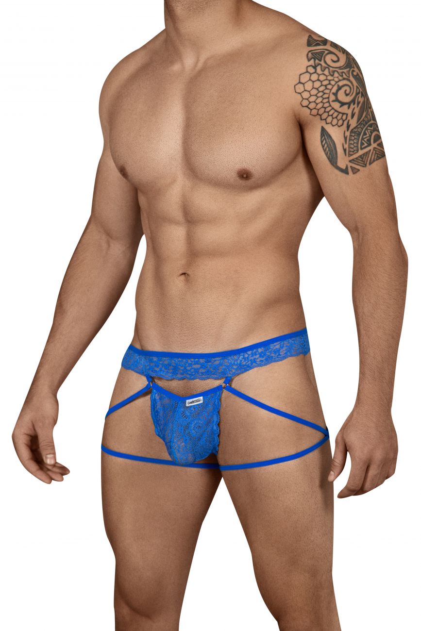 SALE - CandyMan 99437 Garter Bikini Blue