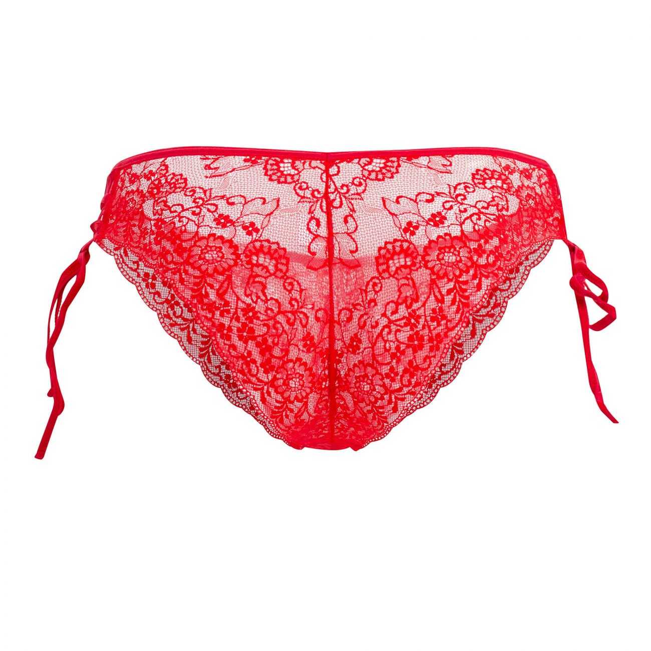 CandyMan 99488 Side Tie Lace Bikini Red