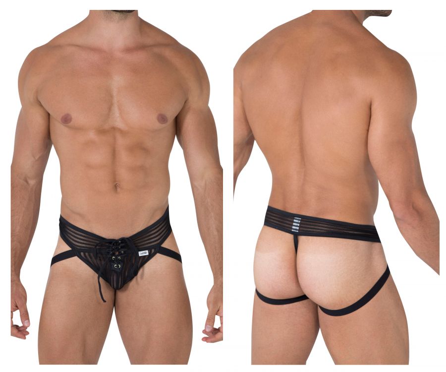 CandyMan 99493 G-String Jockstrap Black