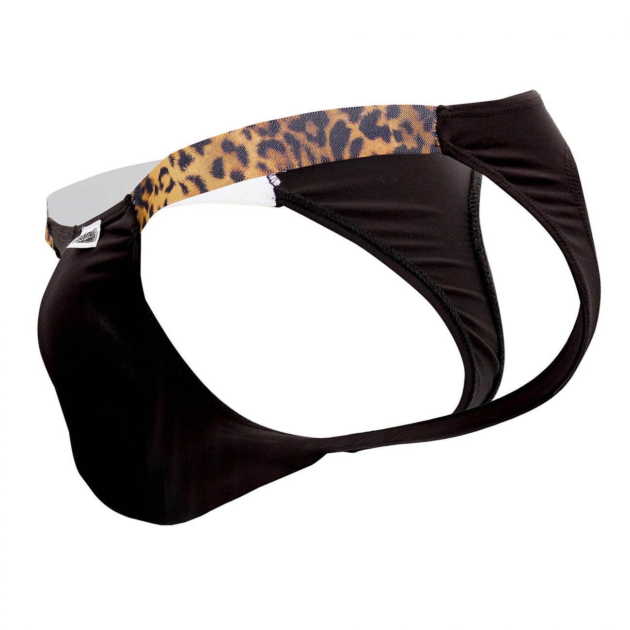 CandyMan 99536 Prints Jockstrap Black Animal Print