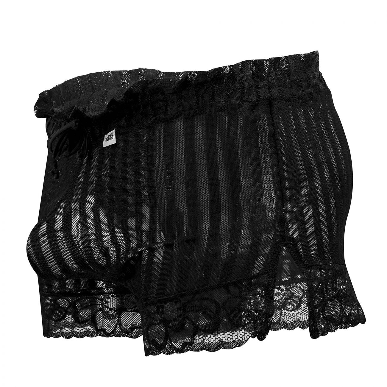 CandyMan 99601 Lounge Pajama Shorts Black