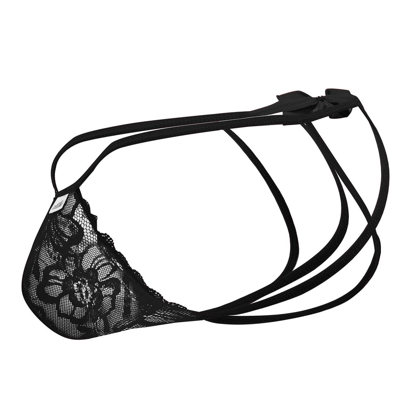 CandyMan 99606 Bow Jockstrap Black