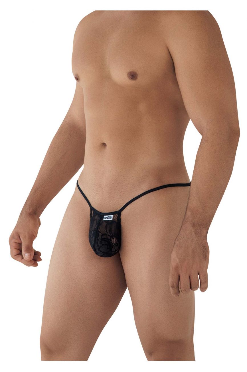 CandyMan 99606 Bow Jockstrap Black