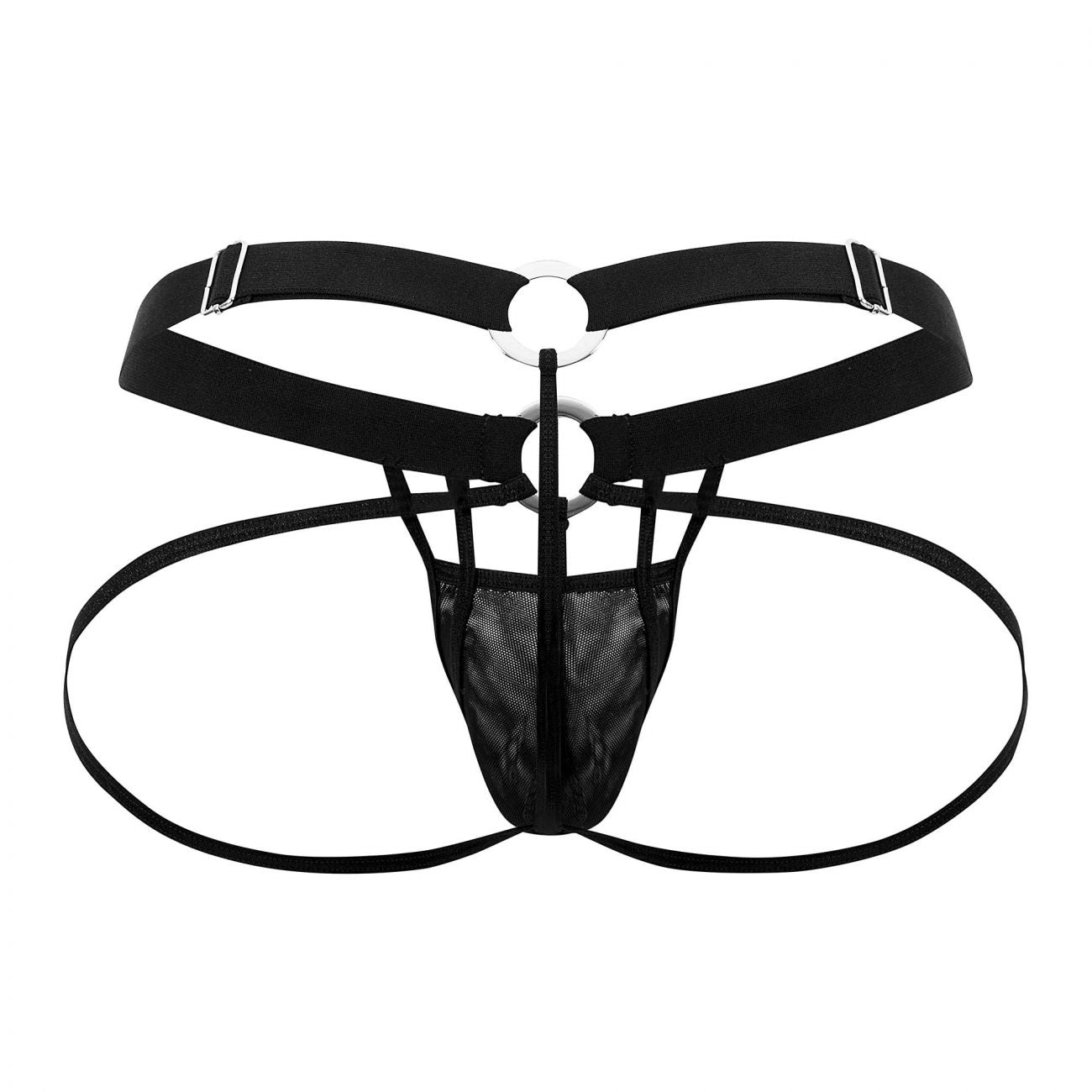 CandyMan 99617 Mesh Cage Jockstrap Black