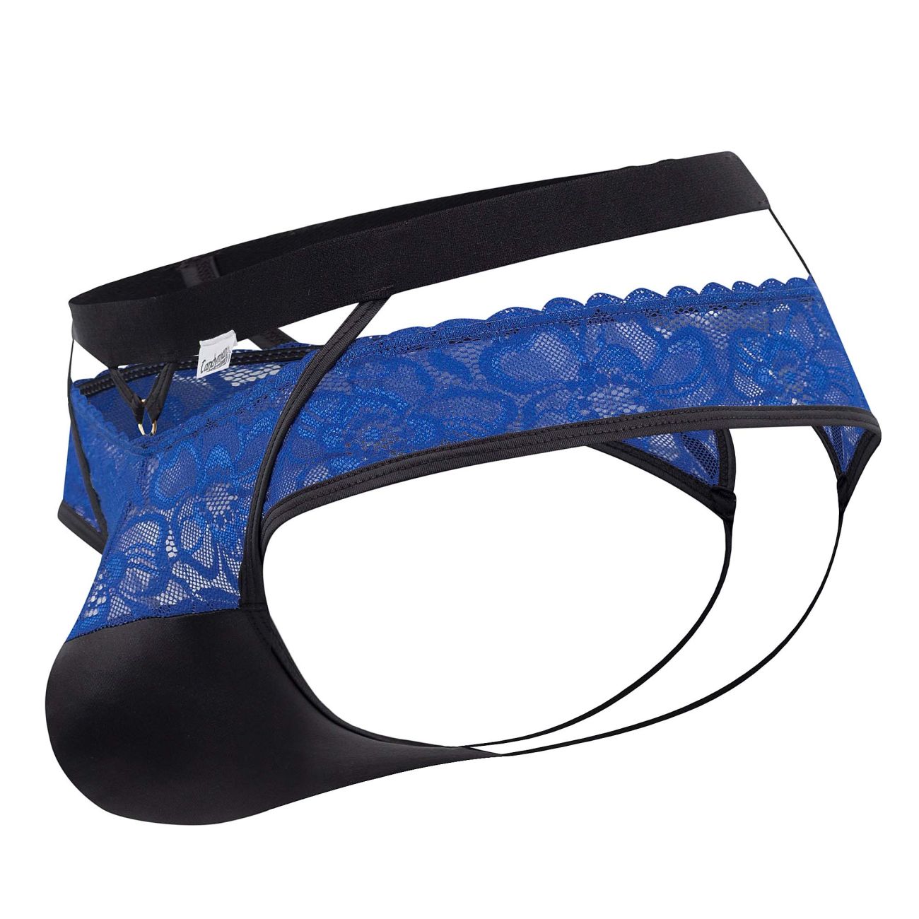 CandyMan 99627 Lace Jockstrap Blue