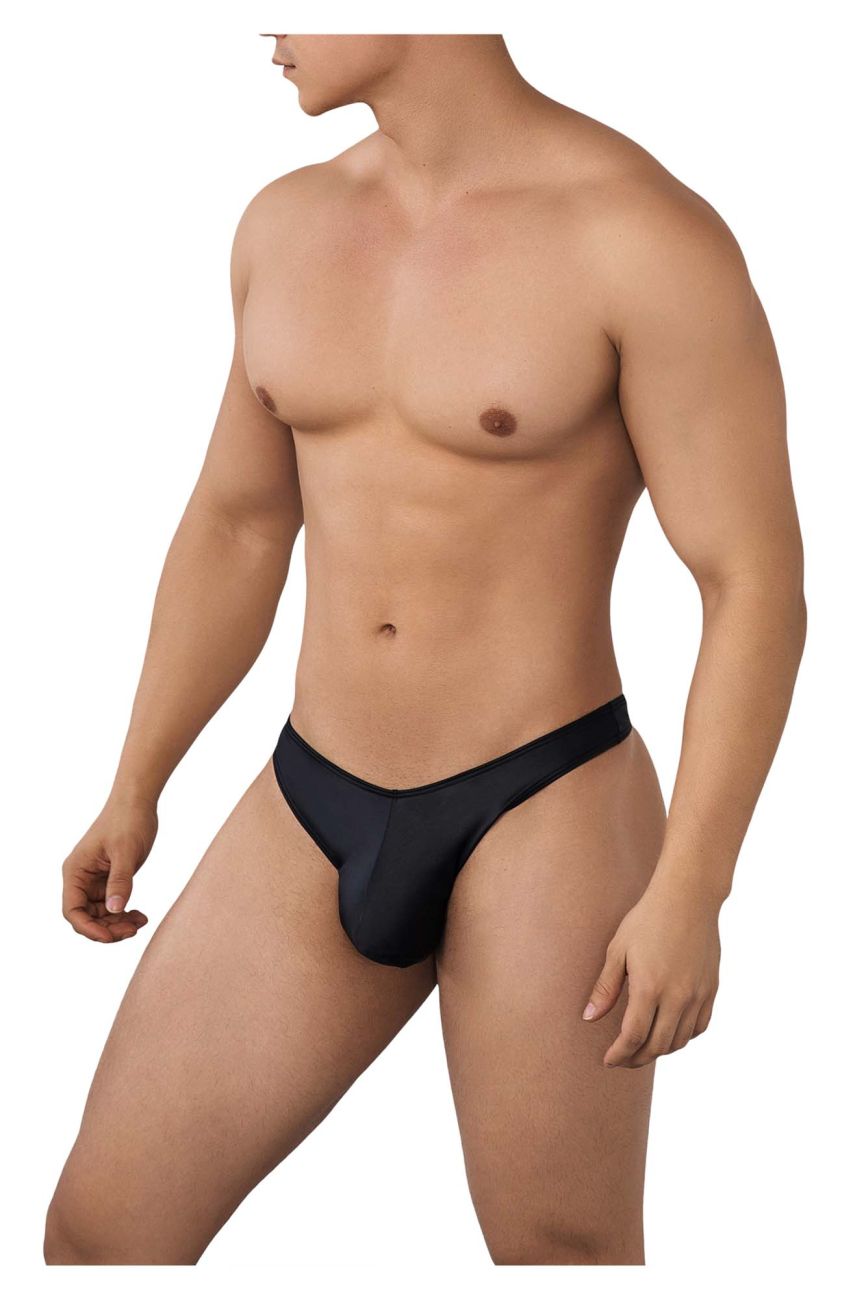 CandyMan 99629 Trunk and Thong Set Black