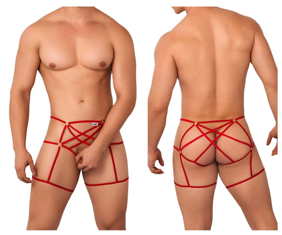 CandyMan 99646 Cage Jockstrap Black