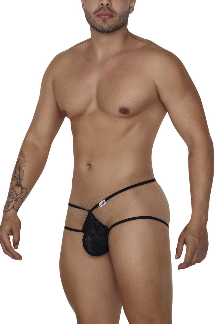 CandyMan 99668 Jock Thongs Black