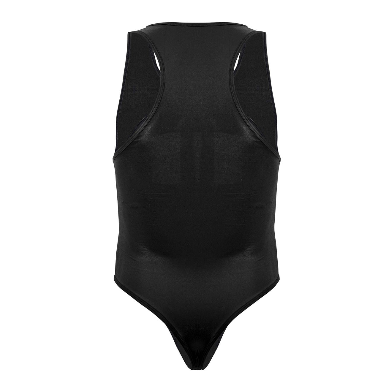 JCSTK - CandyMan 99728X Work-N-Out Bodysuit Black Plus Sizes
