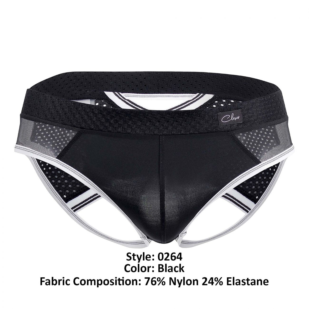 Clever 0264 Control Jockstrap Black