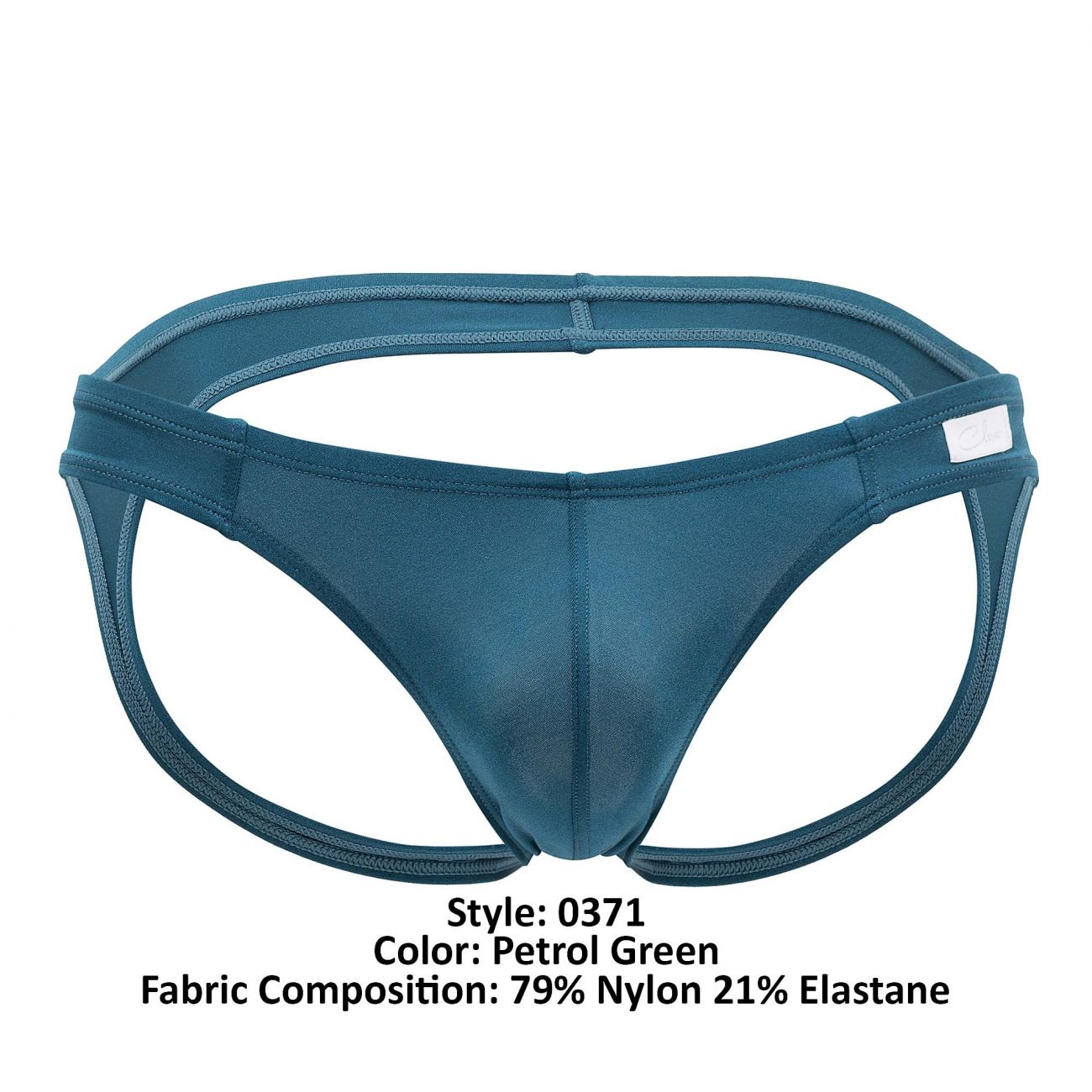 Clever 0371 Turn Jockstrap Petrol Green