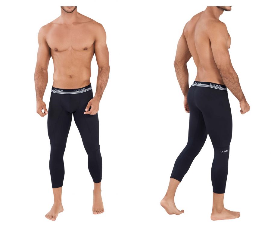 Clever 0423 Reaction Athletic Pants Black