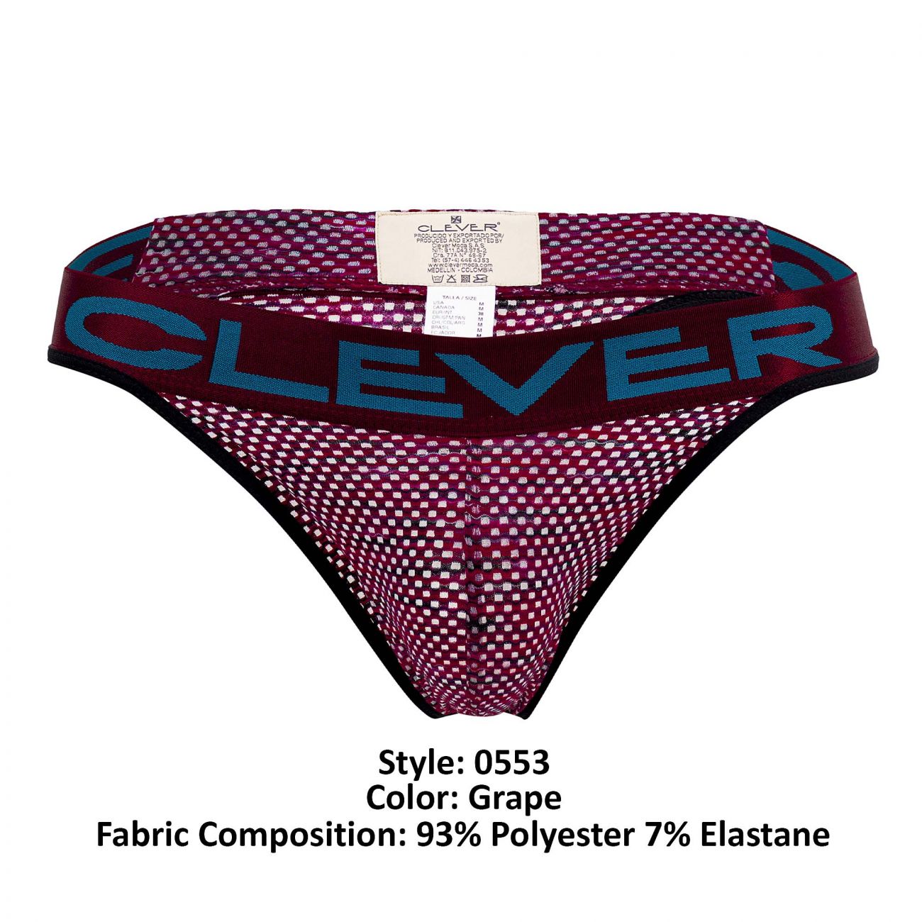 Clever 0553-1 Stefano Thongs Grape