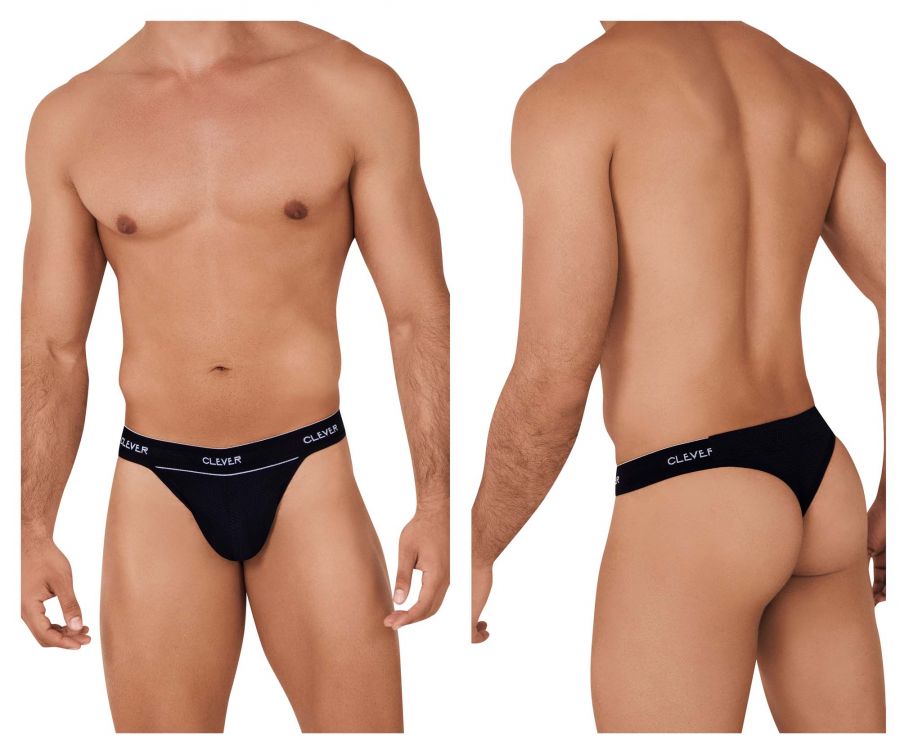 Clever 0569-1 Elements Thongs Black