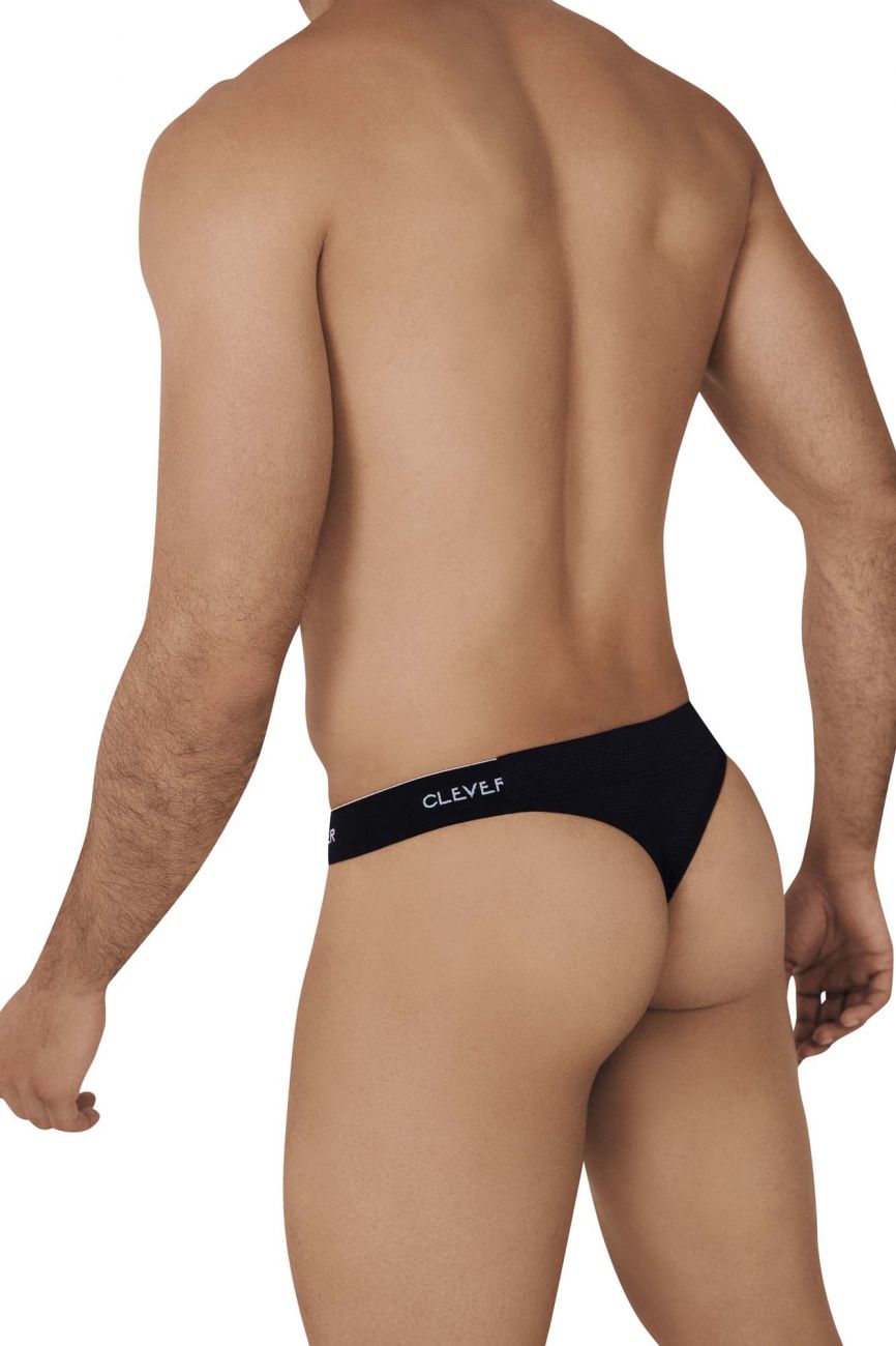 Clever 0569-1 Elements Thongs Black