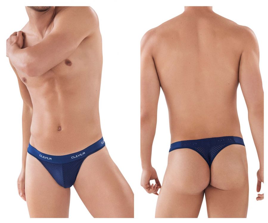 Clever 1460 Figure Thongs Color Blue –
