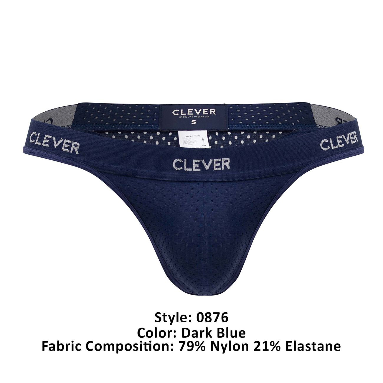 Clever 0876 Lust Thong Dark Blue