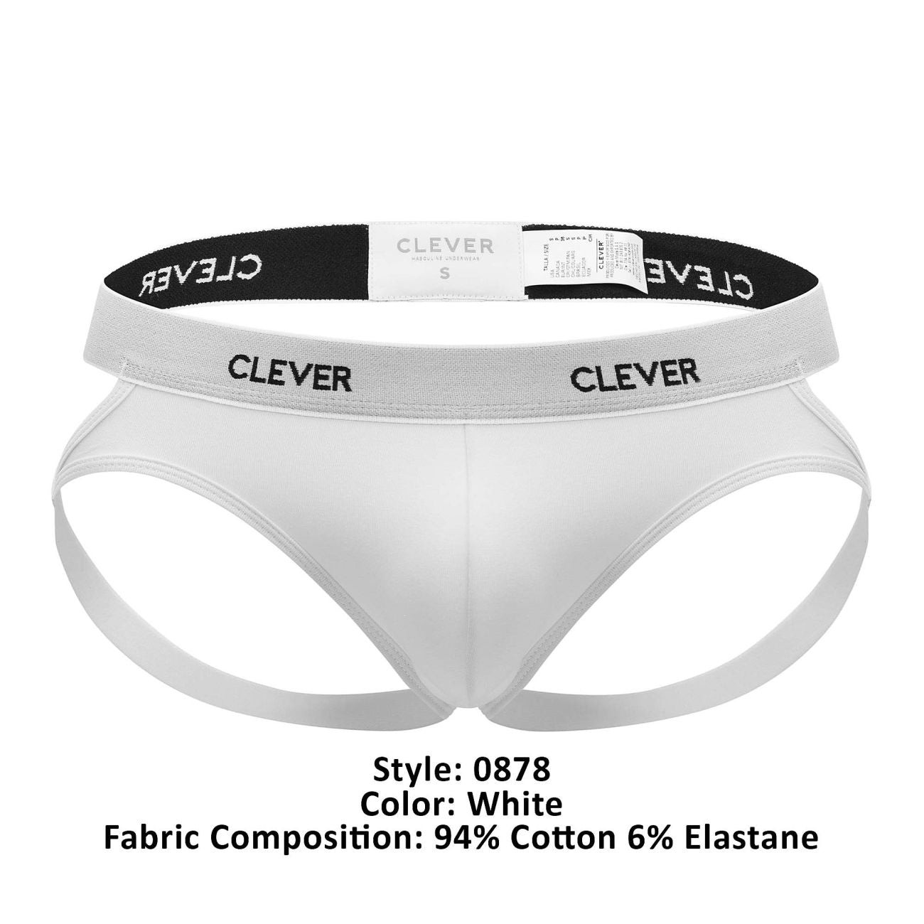 JCSTK - Clever 0878 Oporto Jockstrap White