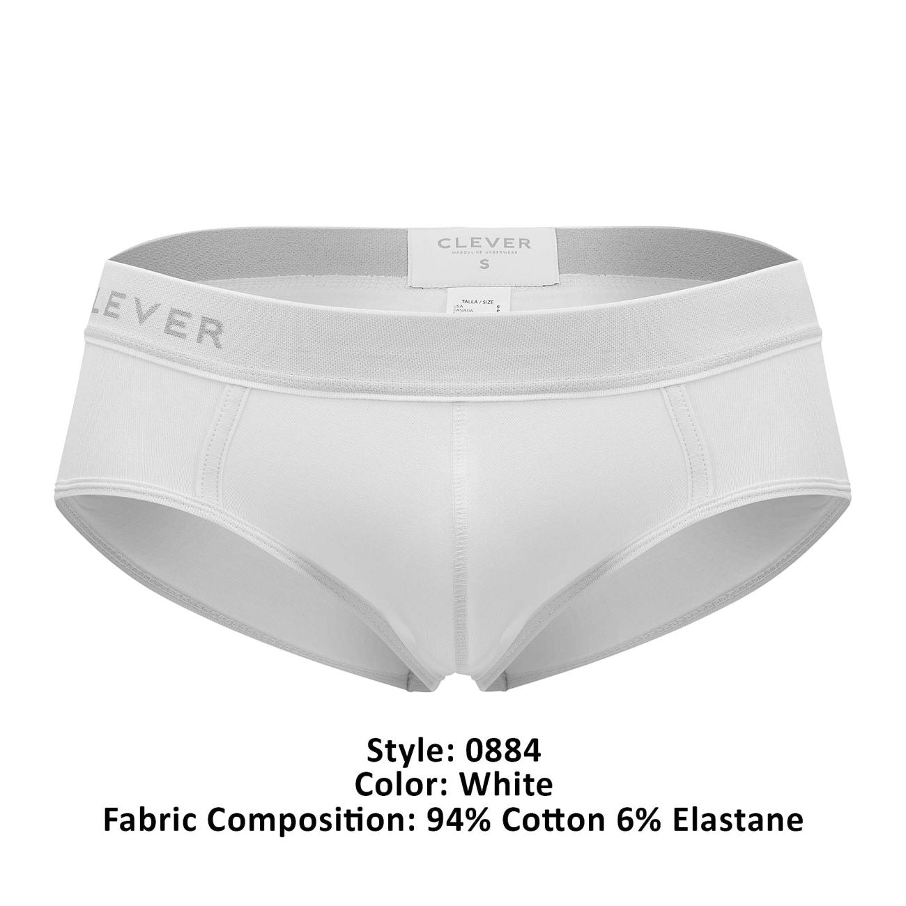 Clever 0884 Caribbean Briefs White