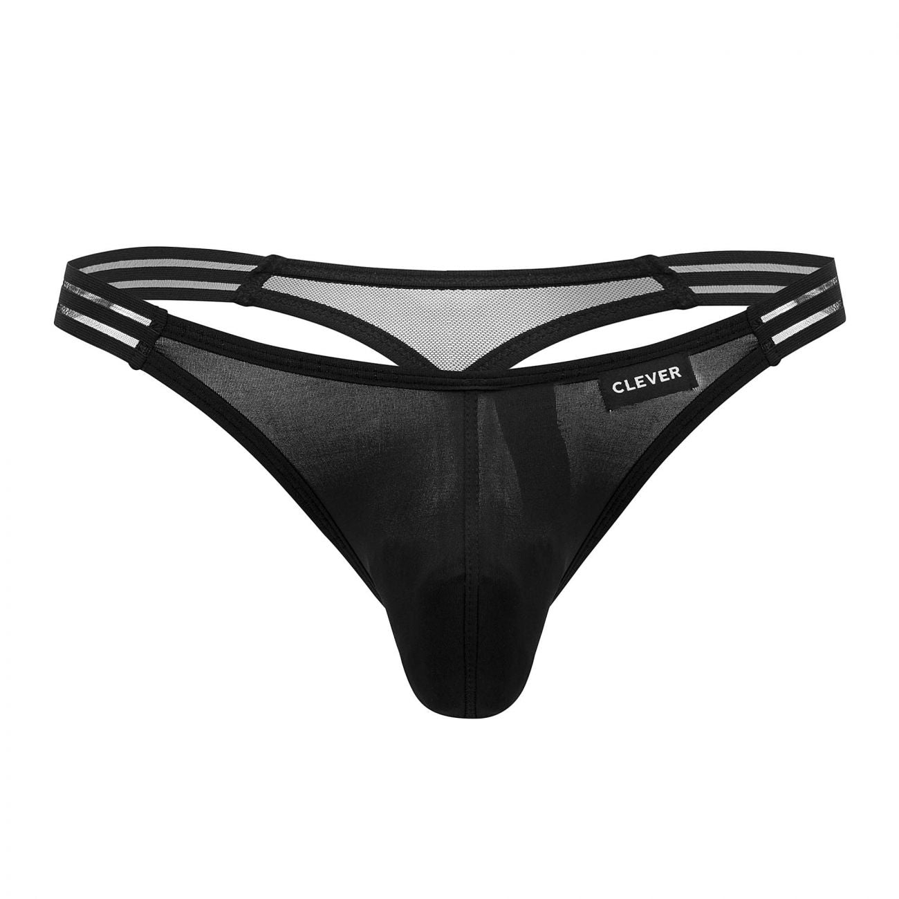 Clever 0893 Shine Thongs Black