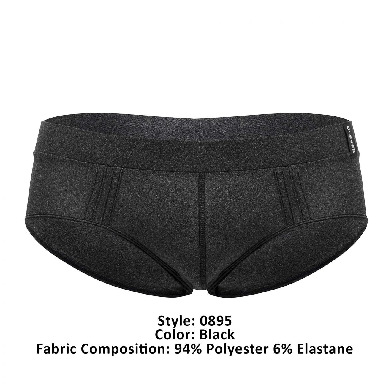 Clever 0895 Aura Briefs Black