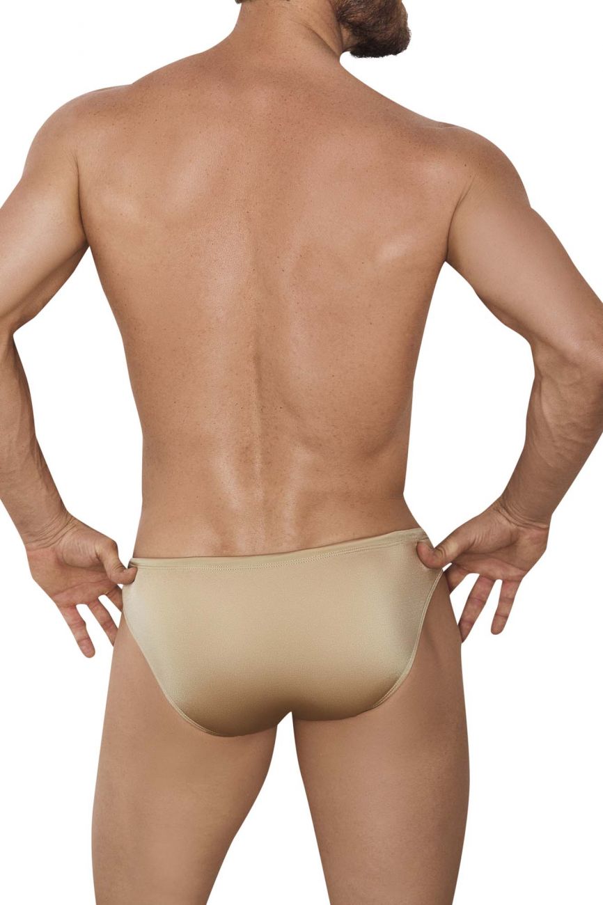 Clever 0912 Gemstone Swim Briefs Gold