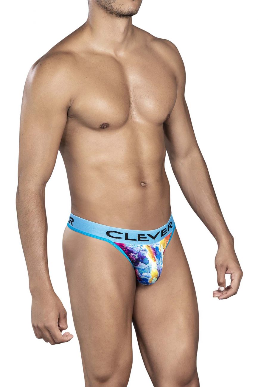 Clever 0941 Medusa Thongs Blue Print