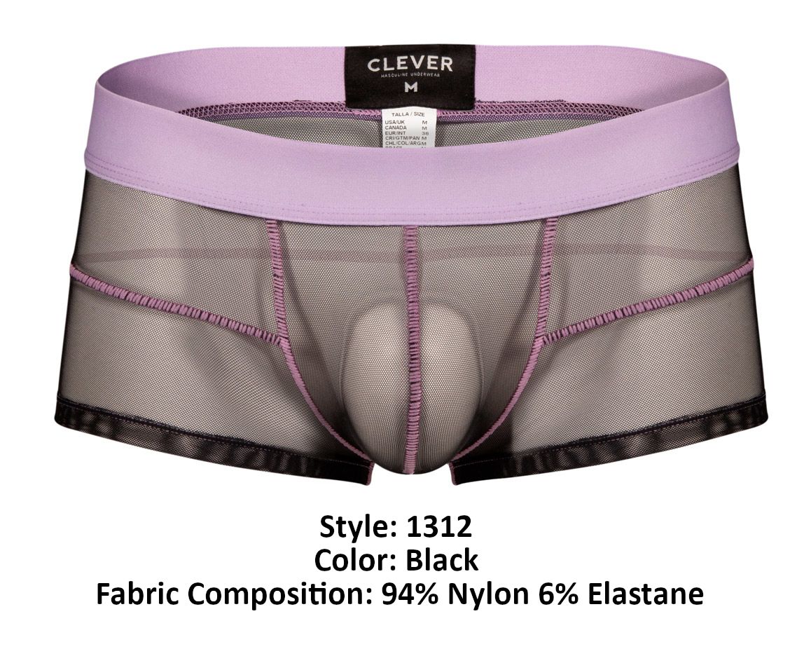 Clever 1312 Hunch Trunks Black